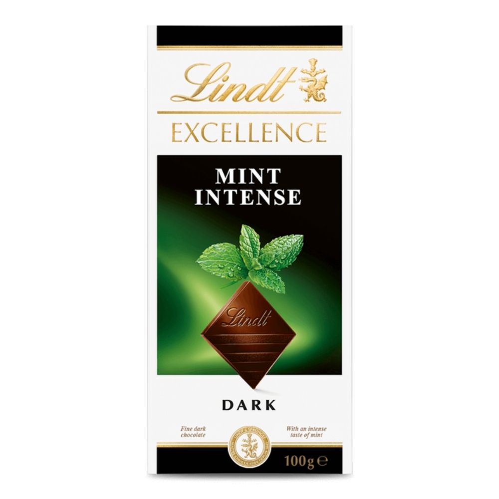 LINDT EXCELLENCE MINT INTENSE 100G