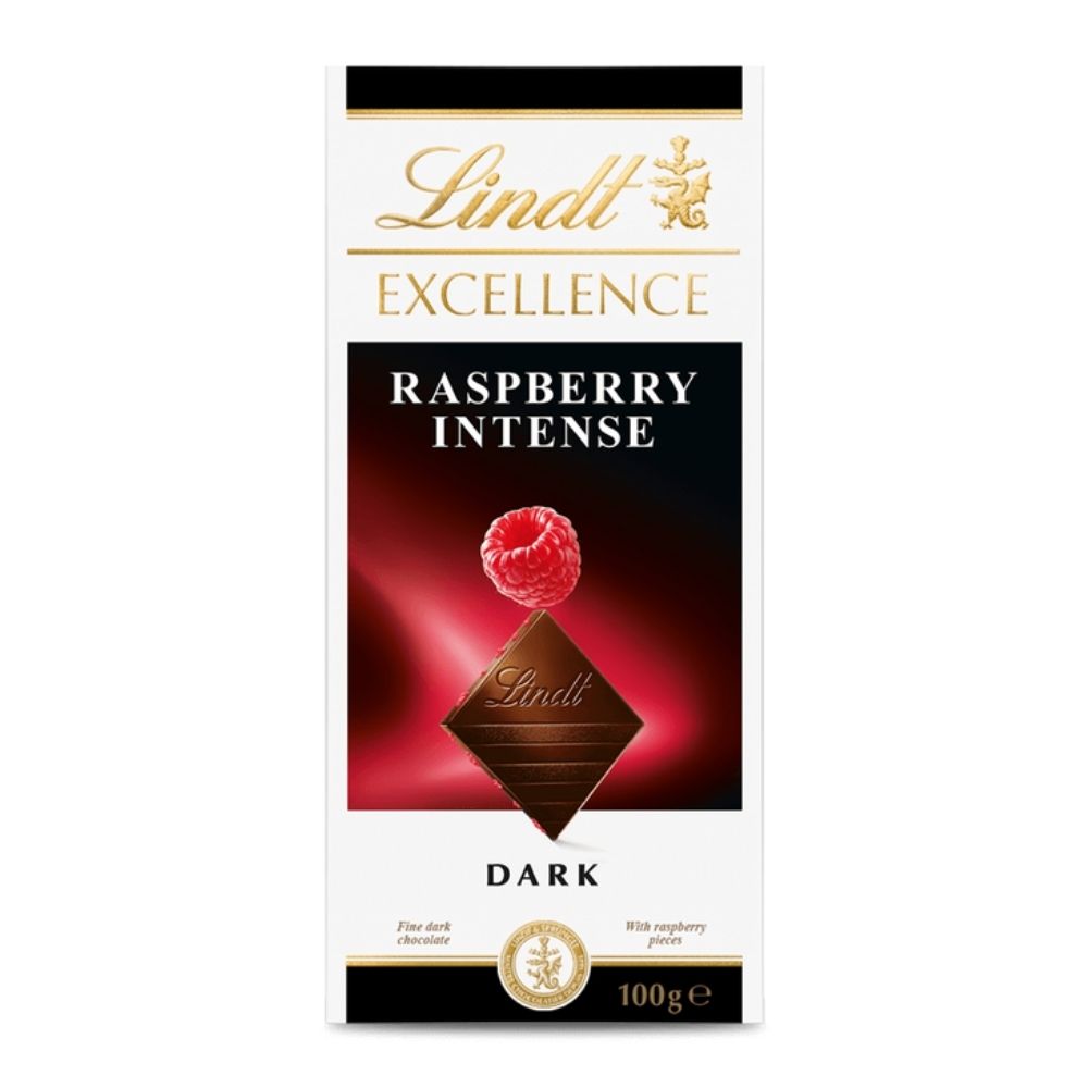 LINDT EXCELLENCE RASPBERRY 100G