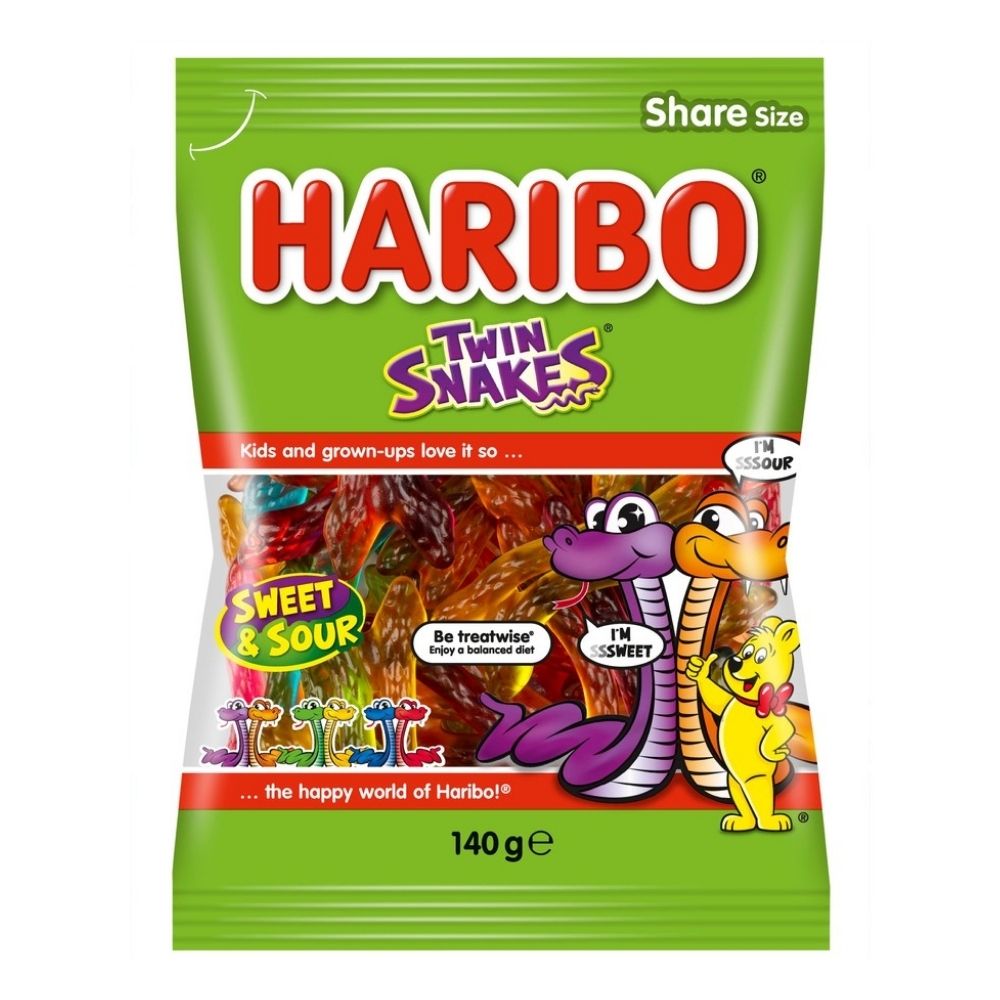 HARIBO TWIN SNAKES 140G