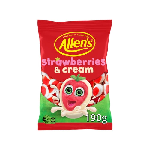 ALLENS STRAWBERRIES & CRM 190G