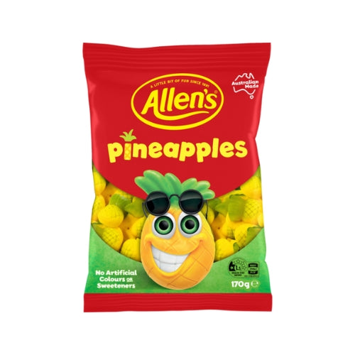 ALLEN`S PINEAPPLES 170G
