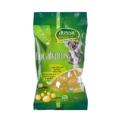 AUSSIE DROPS EUCALYPTUS DROPS 70G