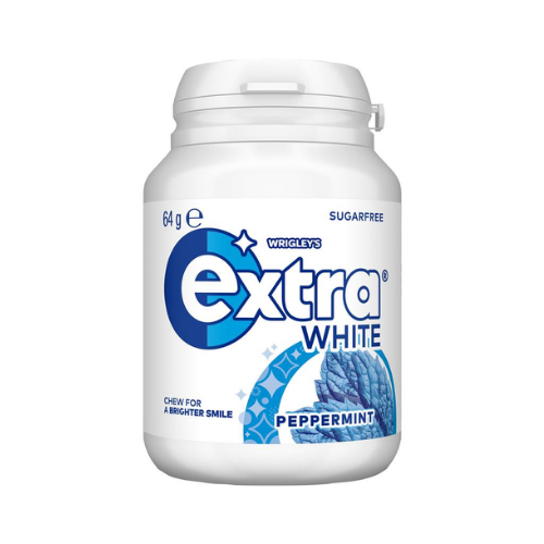 EXTRA BOTTLE WHITE PEPPERMINT 64G