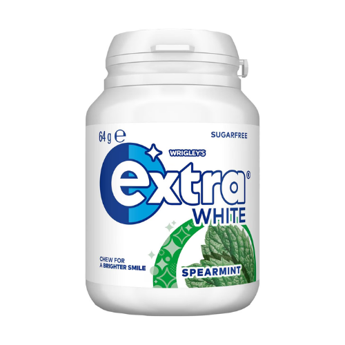 EXTRA BOTTLE WHITE SPEARMINT 64G
