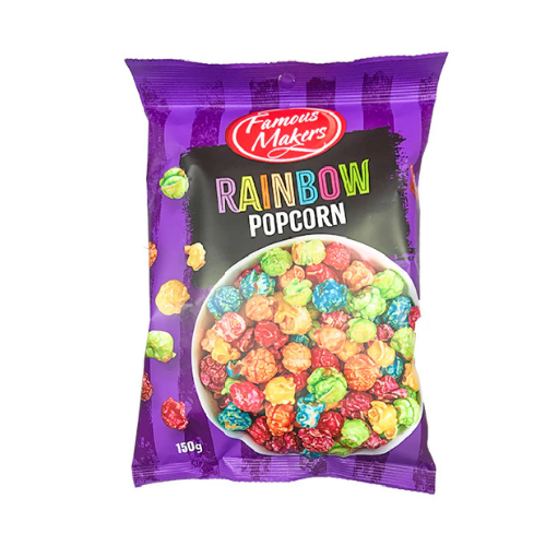 FAMOUS MAKER RAINBOW POPCORN 150G