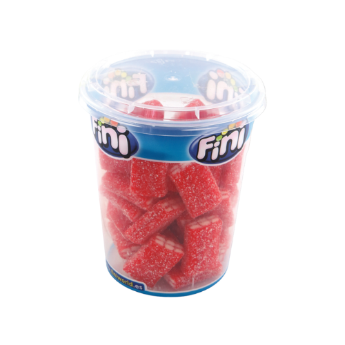 FINI CUPS FIZZY STRAWBERRY BRICKS 180G