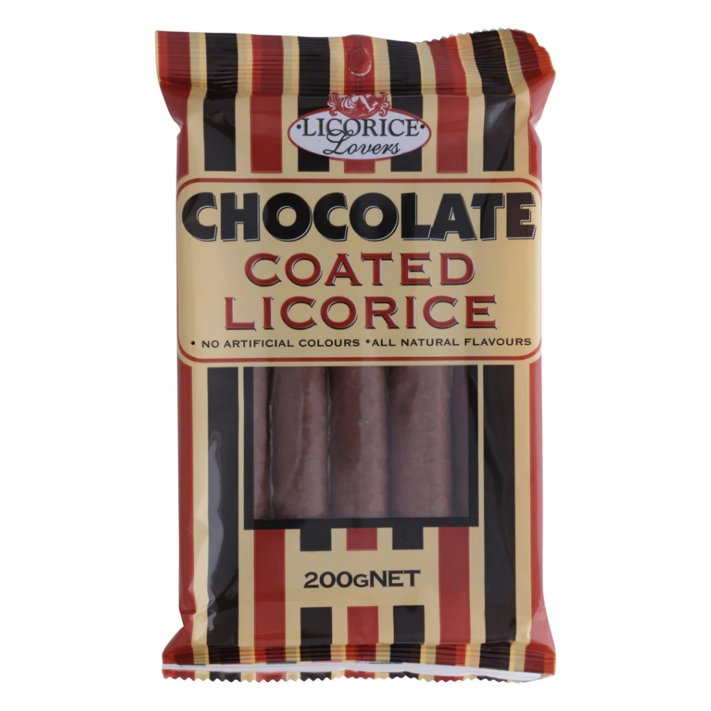 LICORICE LOVERS RASPBERRY COATED 200G