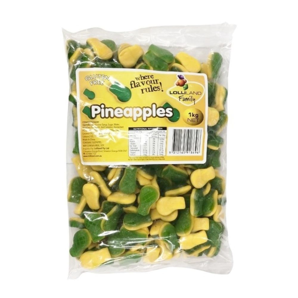 LOLLILAND PINEAPPLES 1KG