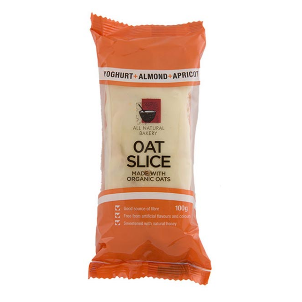 OAT SLICE YOGURT ALMOND & APRICOT 100G