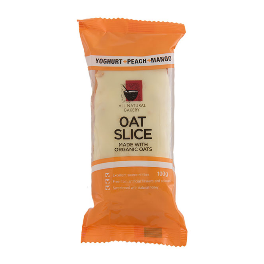 OAT SLICE YOGURT PEACH & MANGO 100G