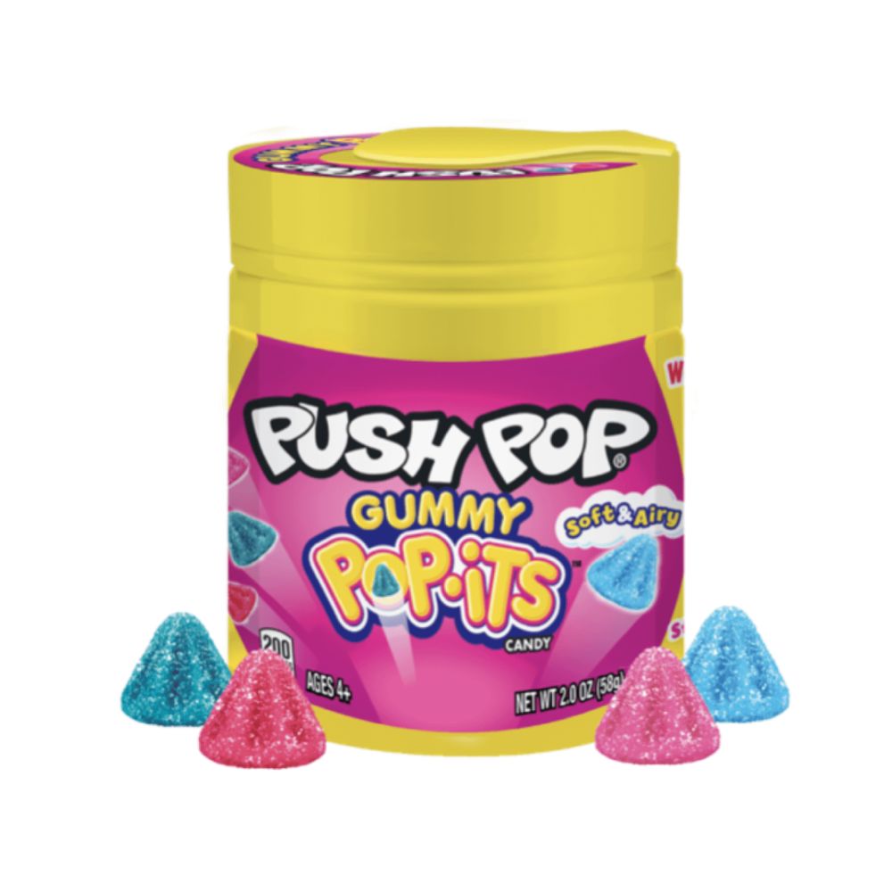 PUSH POP GUMMY POPITS 58G