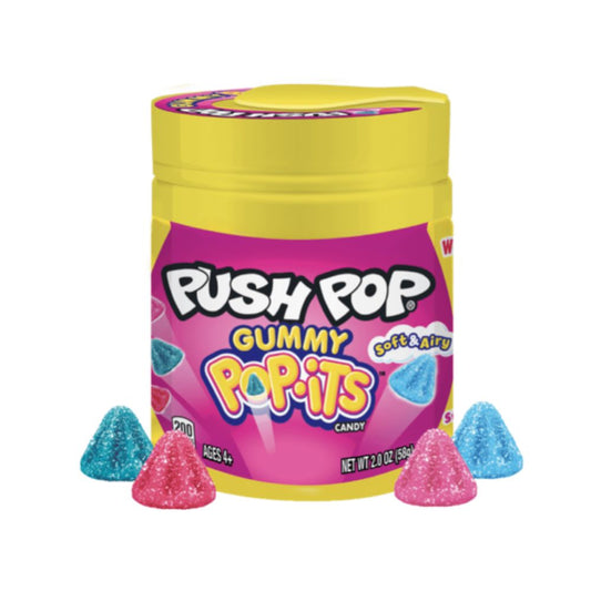 PUSH POP GUMMY POPITS 58G