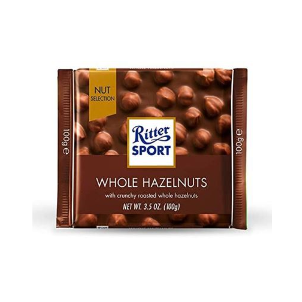 RITTER SPORT WHOLE HAZELNUT 100G