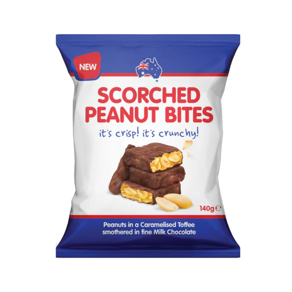 SCORCHED PEANUT BITES 140G