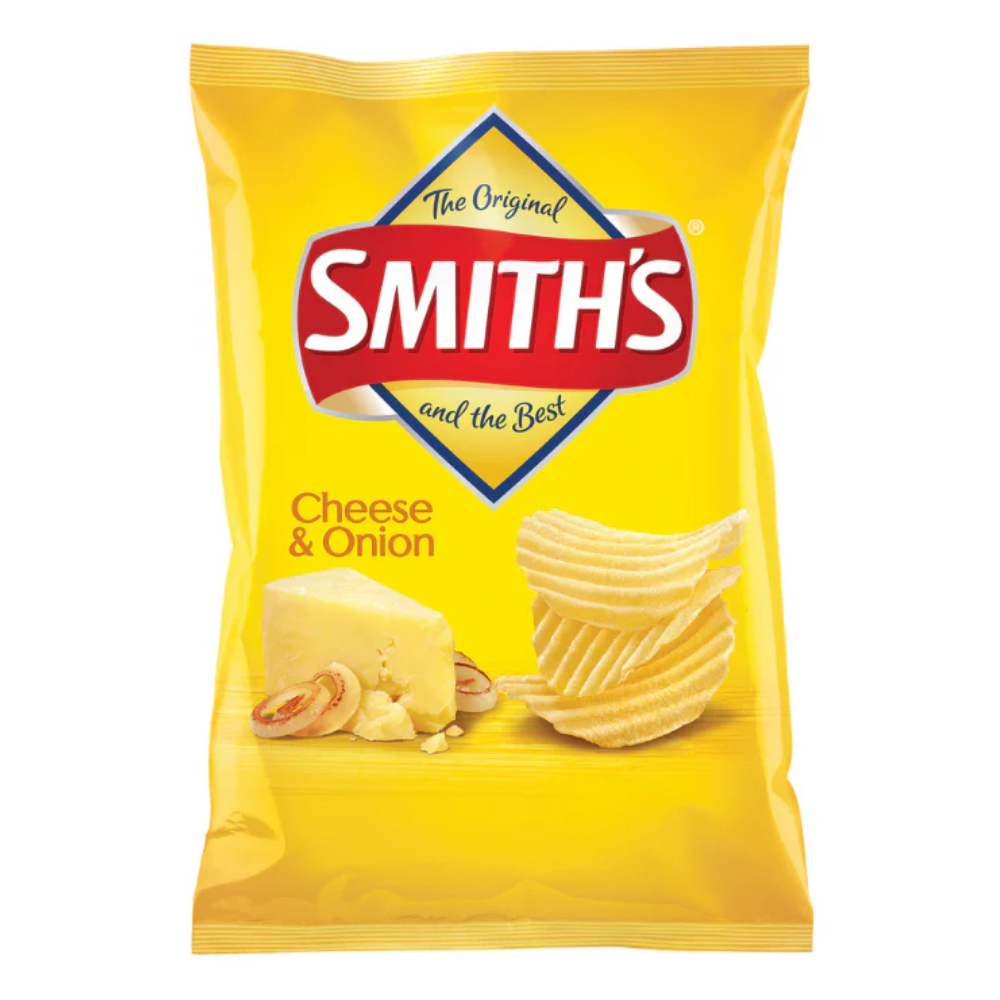 SMITHS CRINKLE CHEESE & ONION 170G