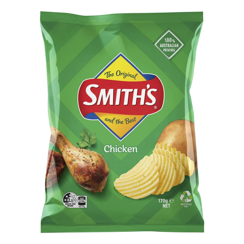 SMITHS CRINKLE CHICKEN 170G