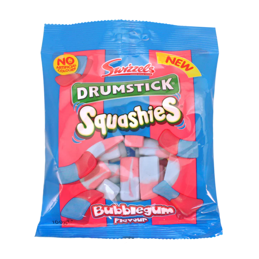 SQUASHIES BUBBLE GUM 160G