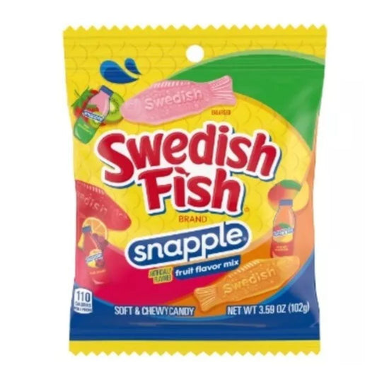 SWEDISH FISH SNAPPLE FLAVOURED 102G