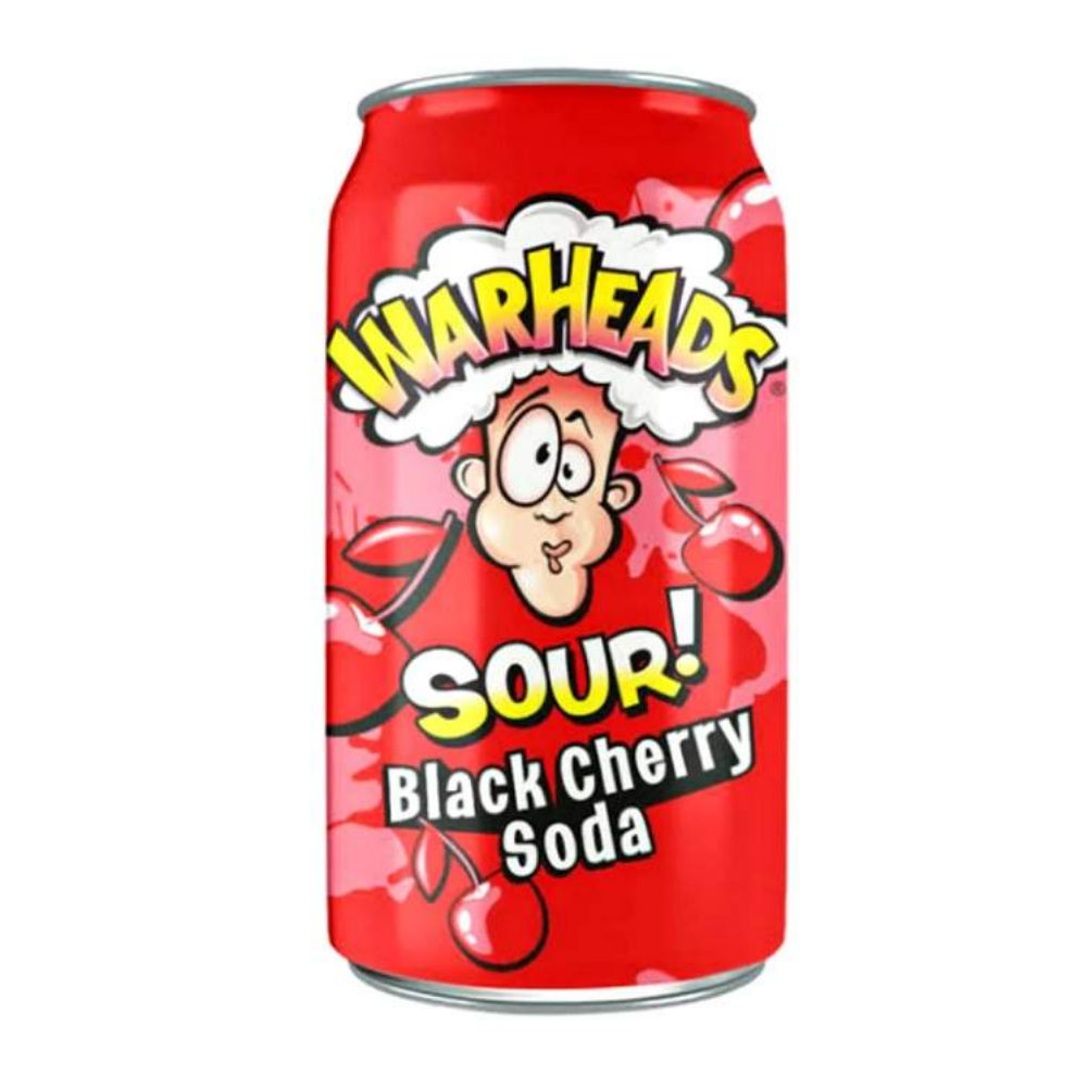WARHEADS BLACK CHERRY SODA 355ML