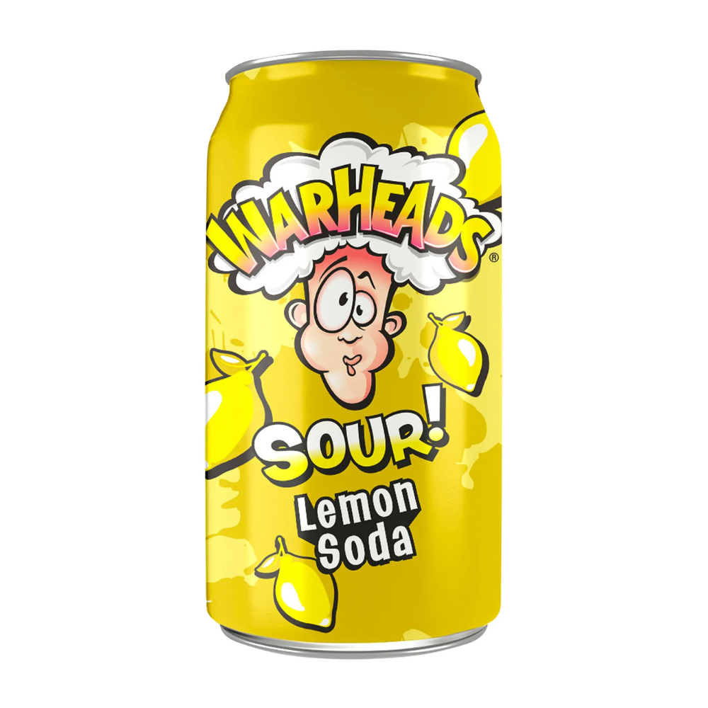 WARHEADS LEMON SODA CAN 355ML