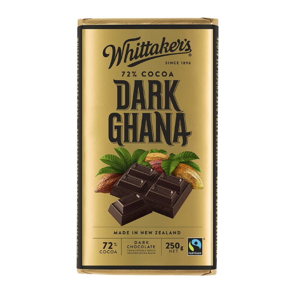 WHITTAKER'S BLOCK DARK GHANA 250G