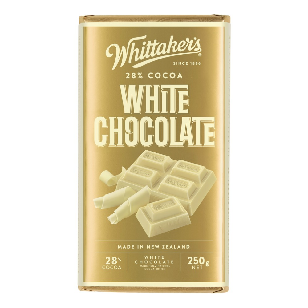 WHITTAKER'S BLOCK WHITE CHOCOLATE  250G