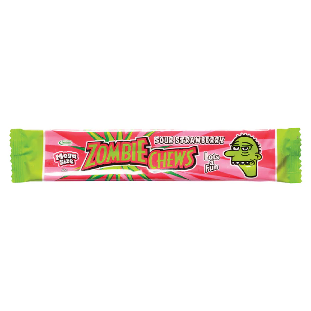 ZOMBIE CHEWS STRAWBERRY 28G