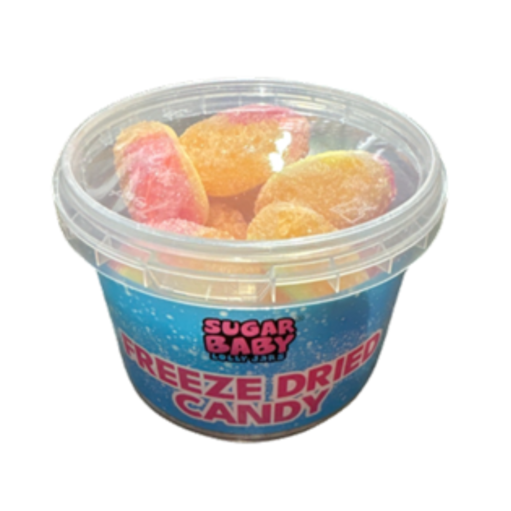 SB FREEZE DRIED PEACH RINGS LARGE TUB