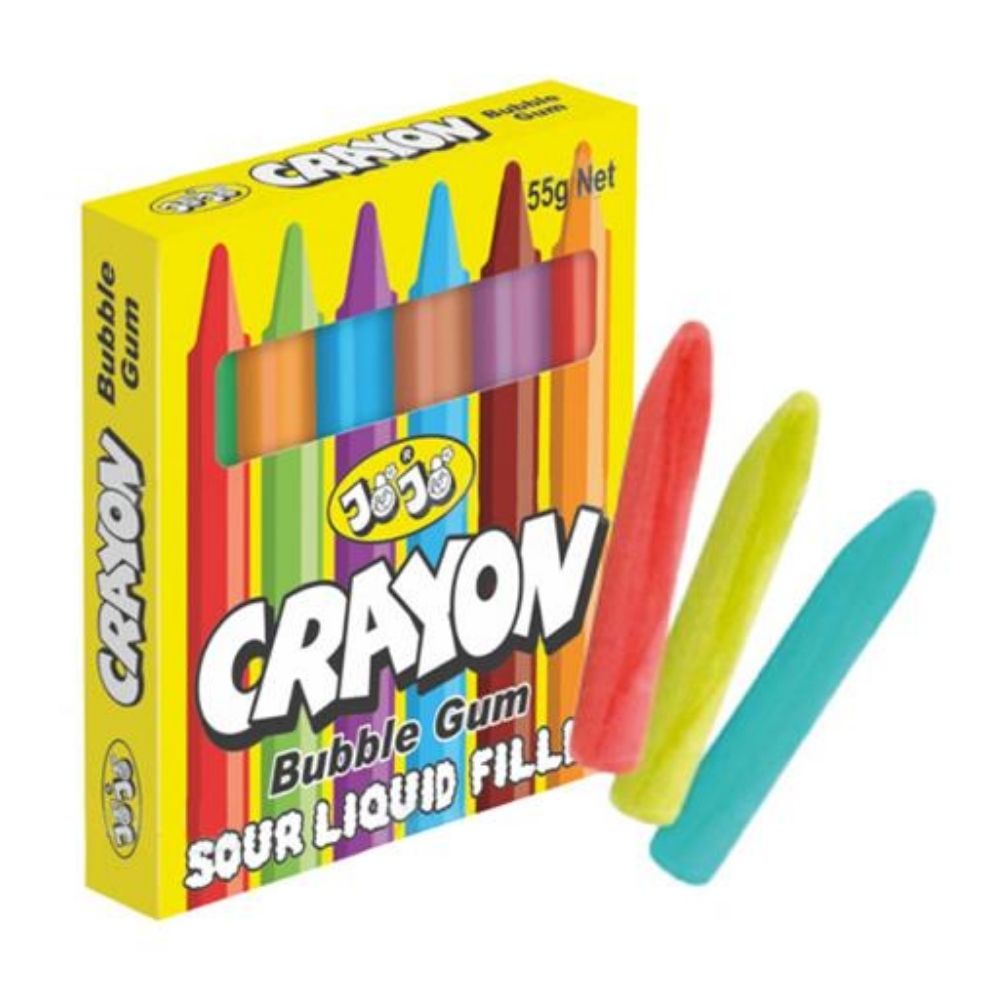 JOJO CRAYON BUBBLE GUM 55G