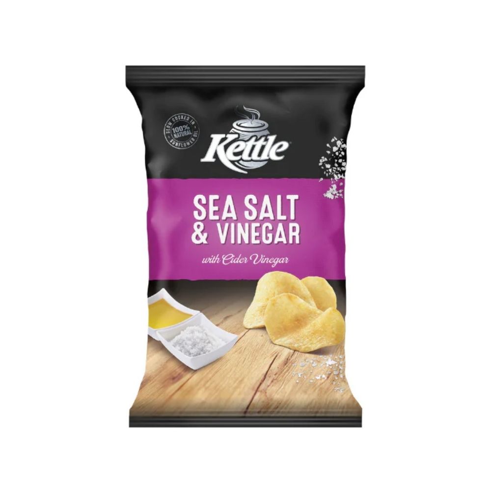 KETTLE SEA SALT & VINEGAR 45G