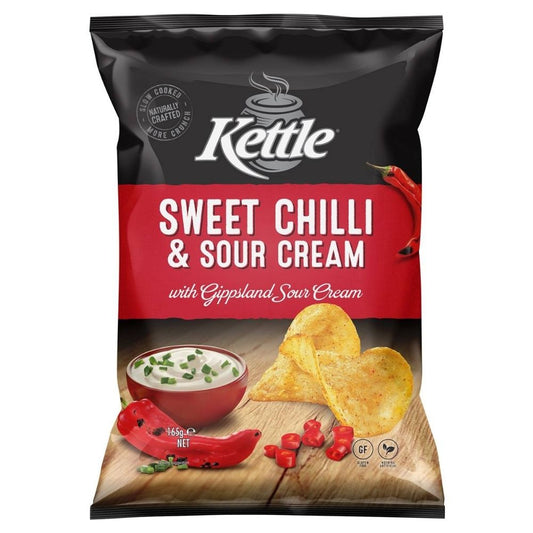 KETTLE SWEET CHILLI & SOUR CREAM 165G