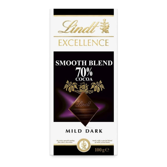 LINDT EXCELLENCE SMOOTH 70% COCOA 100G