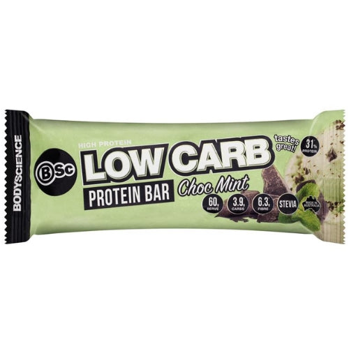 BSC HIGH PROTEIN BAR CHOC MINT 60G