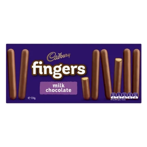 CADBURY FINGERS MILK 114G