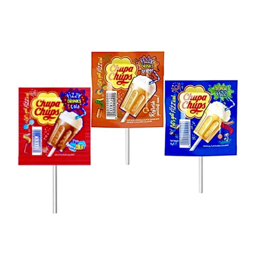 CHUPA CHUPS 3D FIZZY DRINKS 15G
