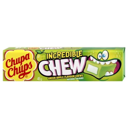 CHUPA CHUPS INCREDIBLE CHEW APPLE 45G