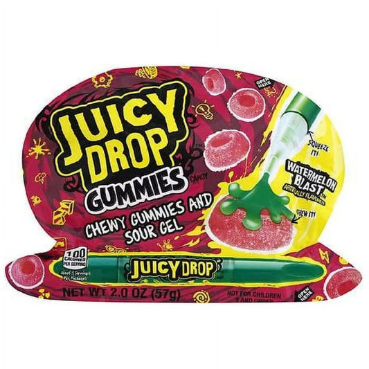 JUICY DROP GUMMIES WITH SOUR GEL 57G