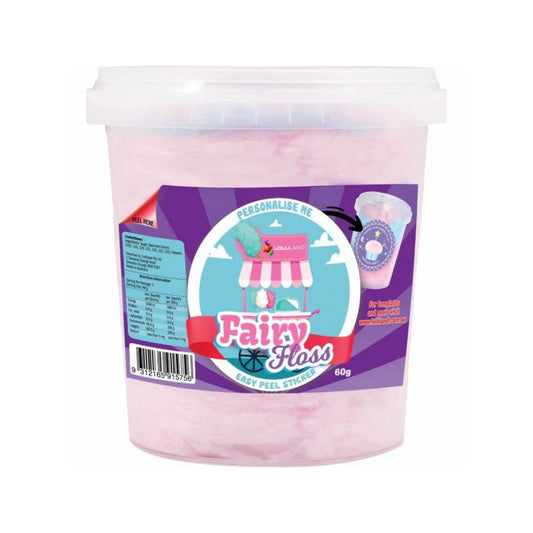 LOLLILAND FAIRY FLOSS TUB 60G