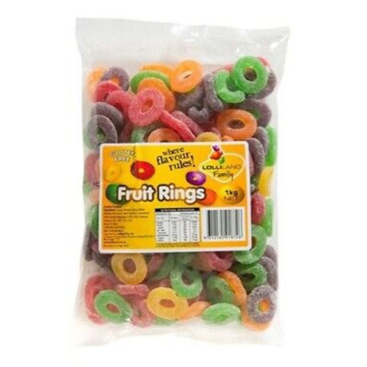 LOLLILAND FRUIT RINGS 1KG