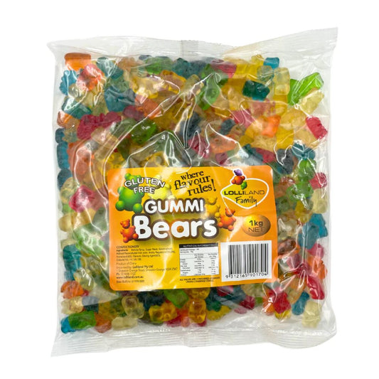 LOLLILAND GUMMI BEARS 1KG