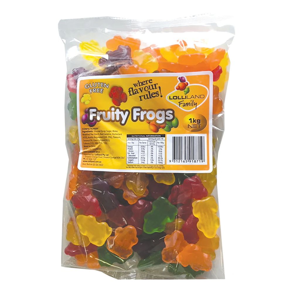 LOLLILAND MIXED FROGS 1KG
