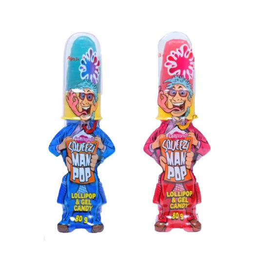 LOLLILAND SQUEEZI MAN POP 80G