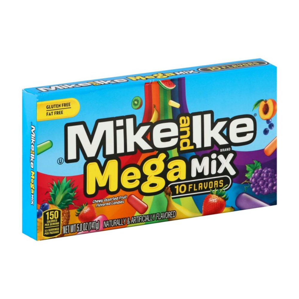 MIKE AND IKE MEGA MIX 10 FLAVOURS 141.7G