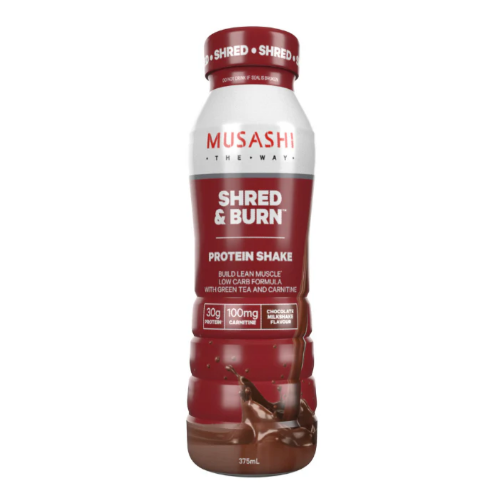 MUSASHI SHRED & BURN CHOC 375ML