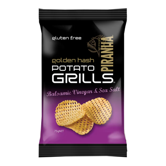 PIRANHA GOLDEN HASH BALSAMIC VINEGAR & SEA SALT 75G