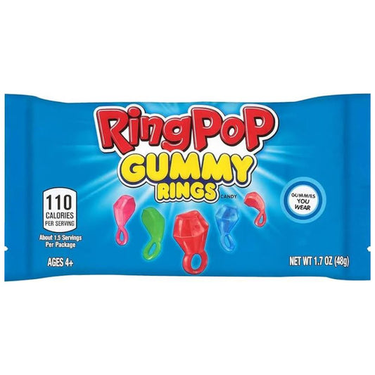 RING POP GUMMY RINGS 48G