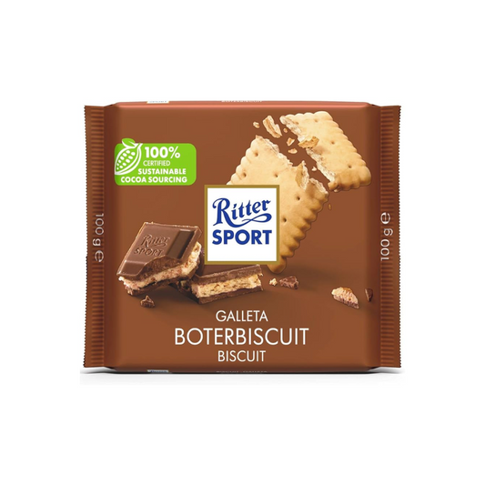 RITTER SPORT BUTTER BISCUIT 100G