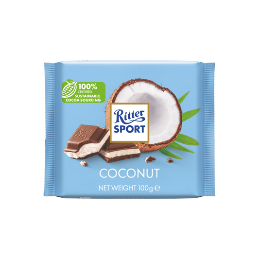 RITTER SPORT COCONUT 100G