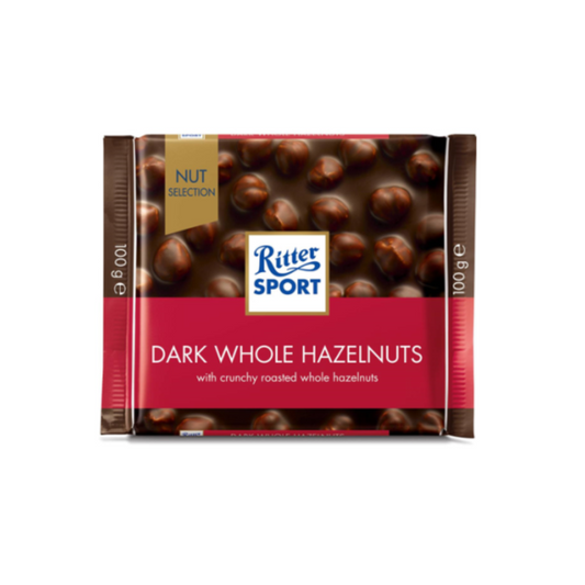 RITTER SPORT DARK HAZELNUTS 100G