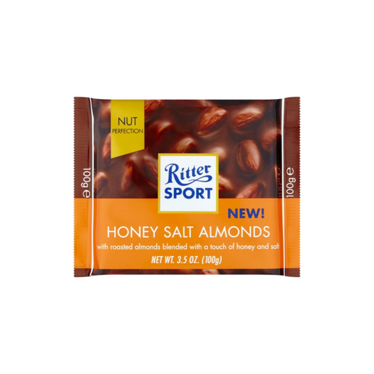 RITTER SPORT HONEY SALT ALMONDS 100G